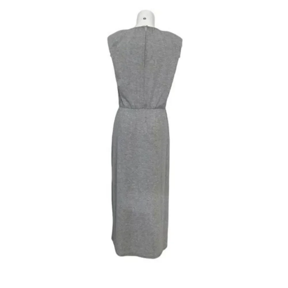 Wayf Luisa Gray Jersey MIDI Dress size 8 NWT